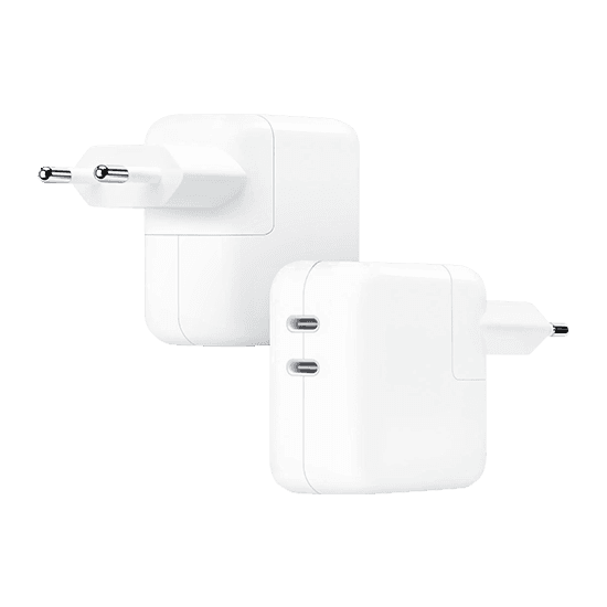 Apple 35W Dual USB-C Port Power Adapter - White