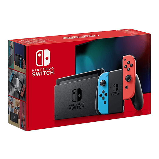 Nintendo Switch V2 Console Neon Red / Blue