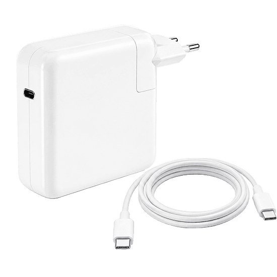 JLC 96W USB-C Adapter + Cable (Bulk) - White