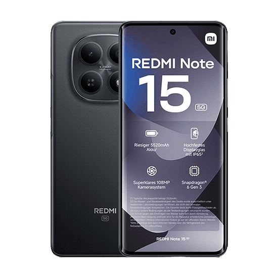 Xiaomi Redmi Note 15 4G Dual Sim 8GB RAM 256GB - Black