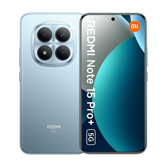 Xiaomi Redmi Note 15 Pro+ 5G Dual Sim 12GB RAM 512GB - Glacier Blue