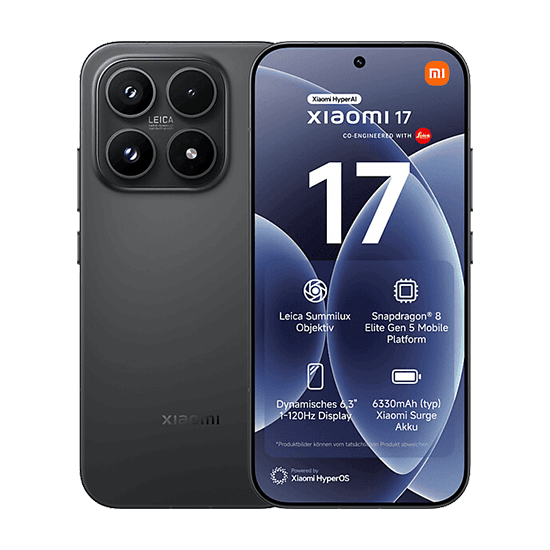 Xiaomi 17 5G Dual Sim 12GB RAM 512GB - Black