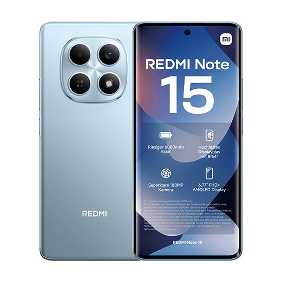 Xiaomi Redmi Note 15 4G Dual Sim 6GB RAM 128GB - Blue