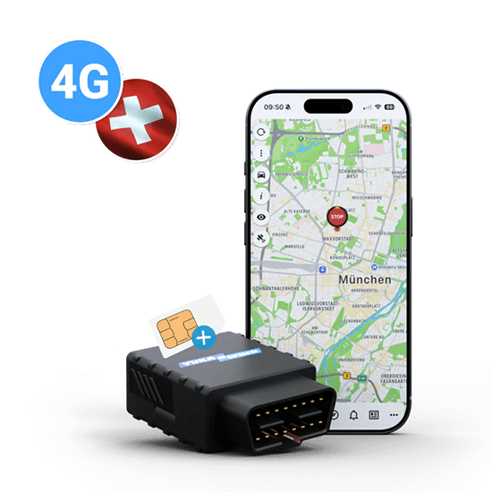 IoT YUKAtrack AIO GPS OBD2 4G Car Tracker with SIM + Data Flat