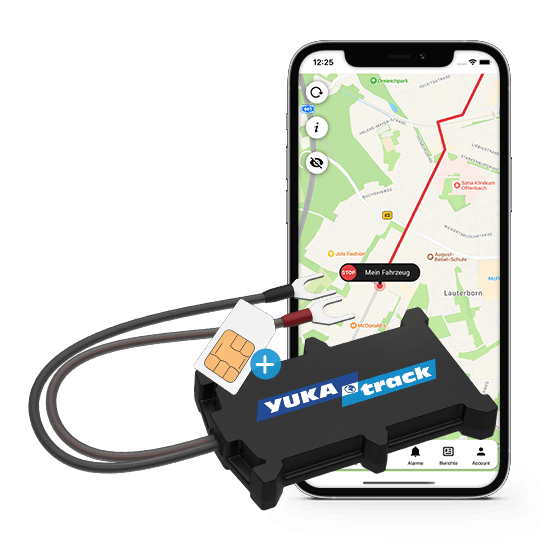 IoT YUKAtrack easyWire 2G AIO GPS Car Tracker with SIM + Data Flat