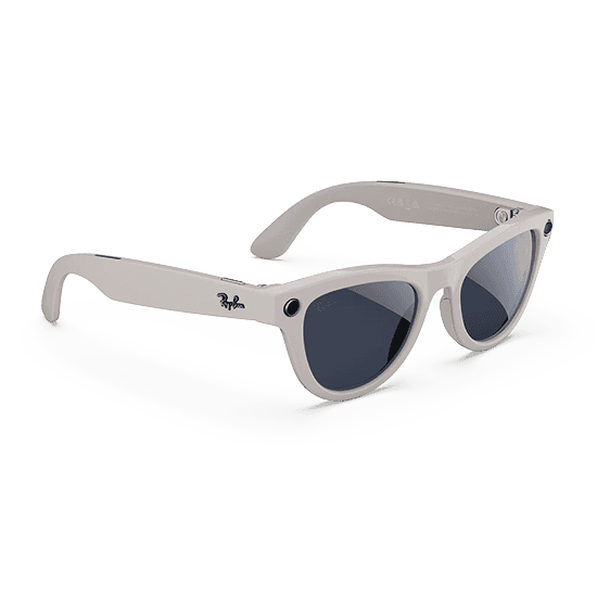 Ray-Ban Meta Skyler Gen1 AI Glasses - Shiny/Chalky Grey Transitions