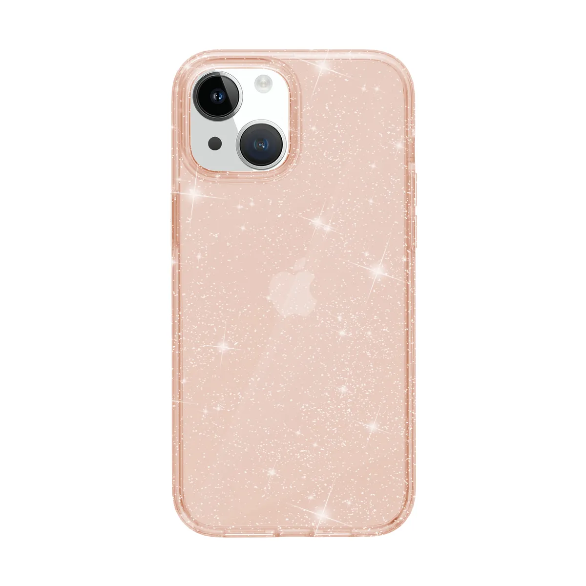 Grip Case Crystal Glitter for iPhone 15 6.1 Rose Gold