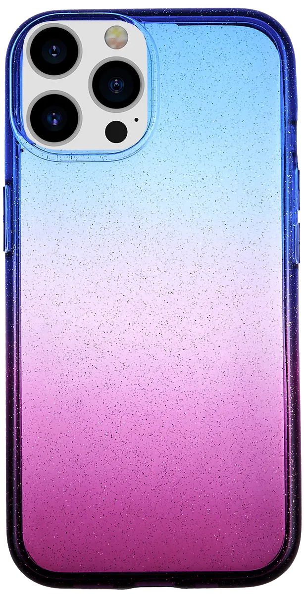 Grip Case Crystal Glitter for iPhone 15 Pro 6.1 Pink/Blue