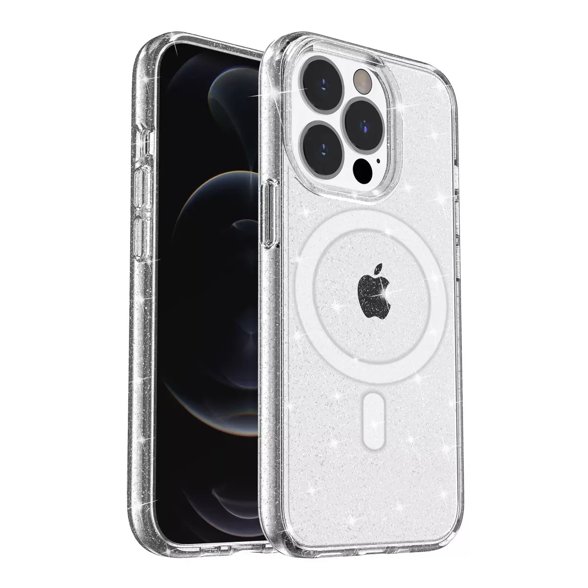 Grip Case Crystal  MagSafe for iPhone 14 Pro 6.1 Glitter White