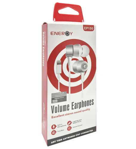 אוזניות ENERGY EP150 Lightning לבן