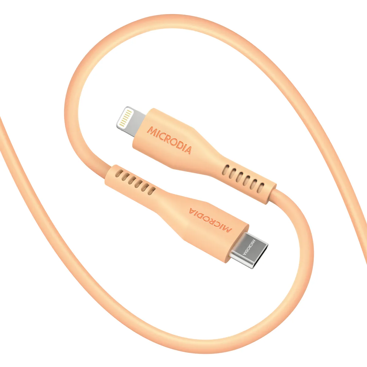כבל MICRODIA FruitWire Silicone C to L MFI 1.3M 60W