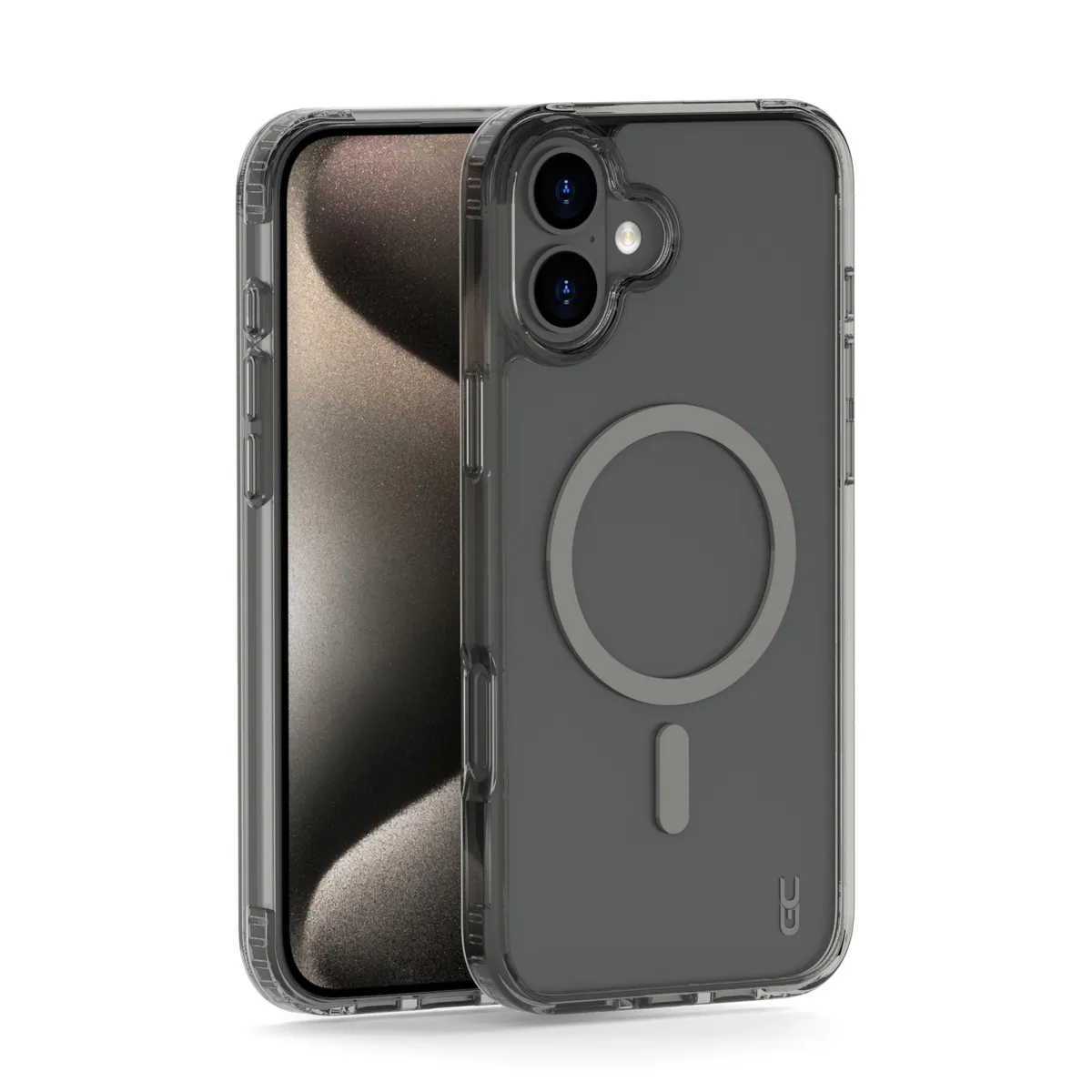 Grip Case Crystal MagSafe for iPhone 16 6.1 Gray