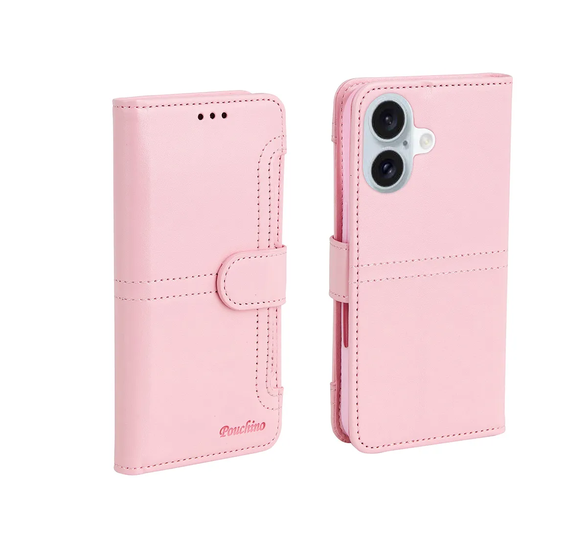 נרתיק ספר Pouchino TASCA for iPhone 16 6.1 Pink