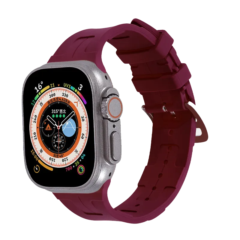 רצועת סיליקון לשעון TARGET (38/40/41) Apple לבן