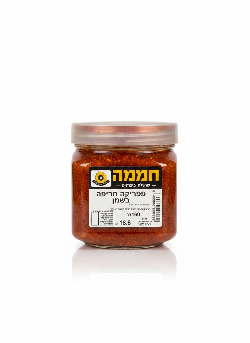פפריקה חריפה בשמן חממה