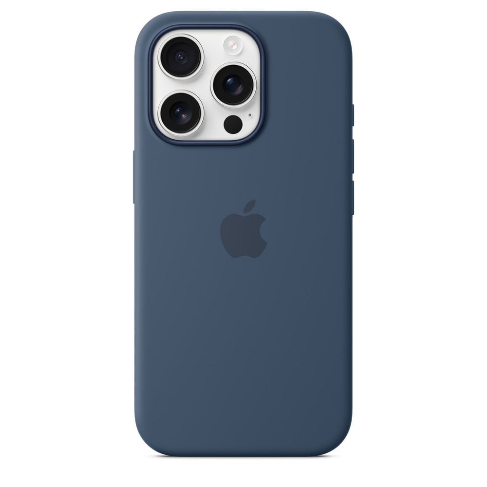 iPhone16 Pro Max Silicone Case with MagSafe - Denim