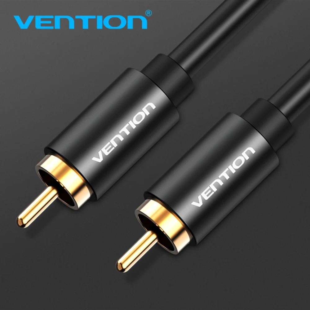 כבל 1RCA MALE TO 1RCA MALE 1M BLACK VENTION