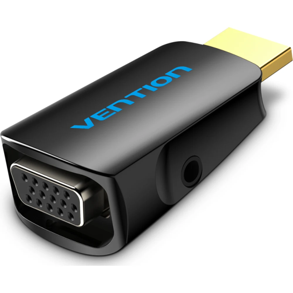 מעביר HDMI TO VGA CONVERTER WITH 3.5MM AUDIO VENTION