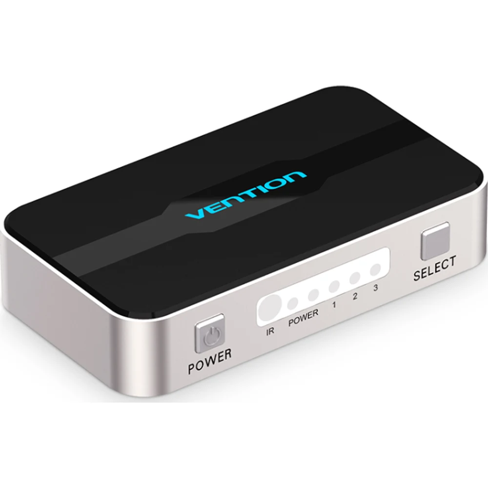 מפצל HDMI 3 IN 1 OUT GRAY METAL TYPE VENTION
