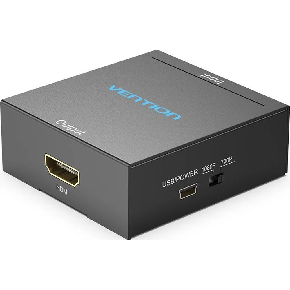 מעביר HDMI TO RCA BLACK METAL TYPE VENTION