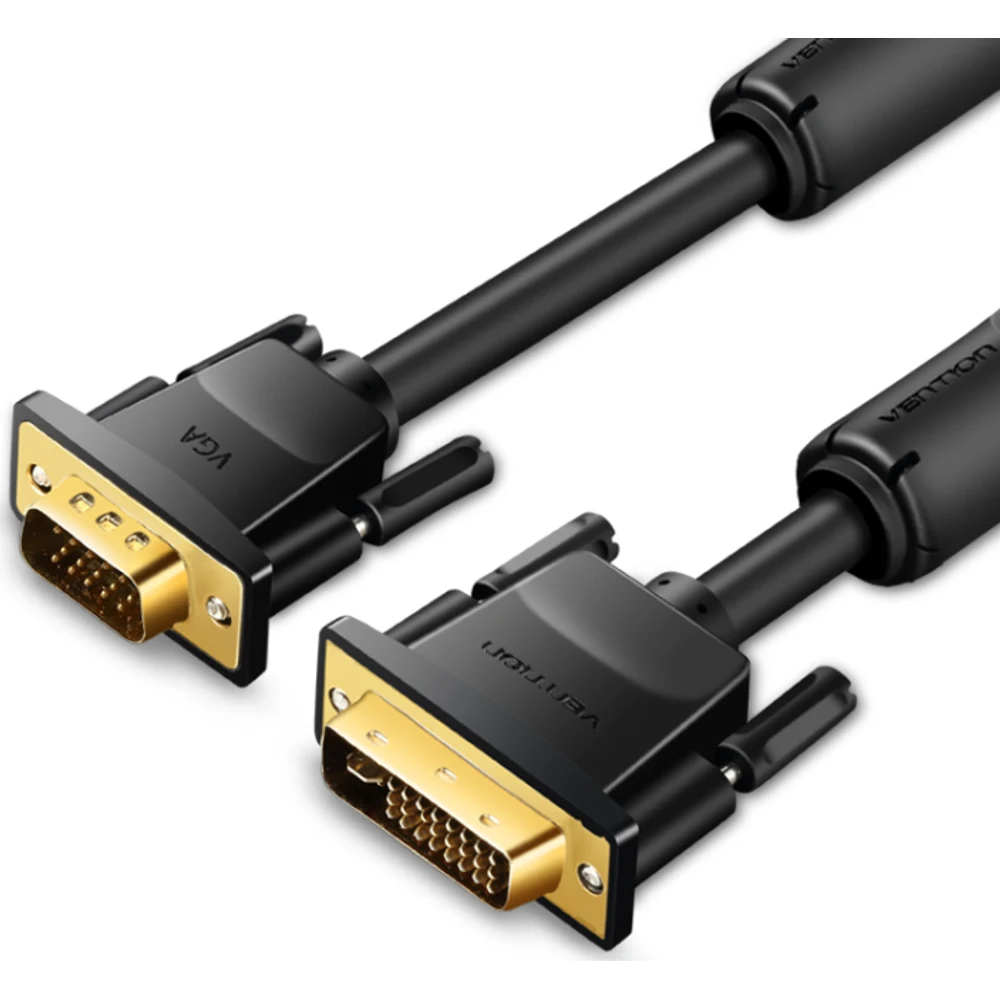 כבל DVI TO VGA 3M BLACK VENTION