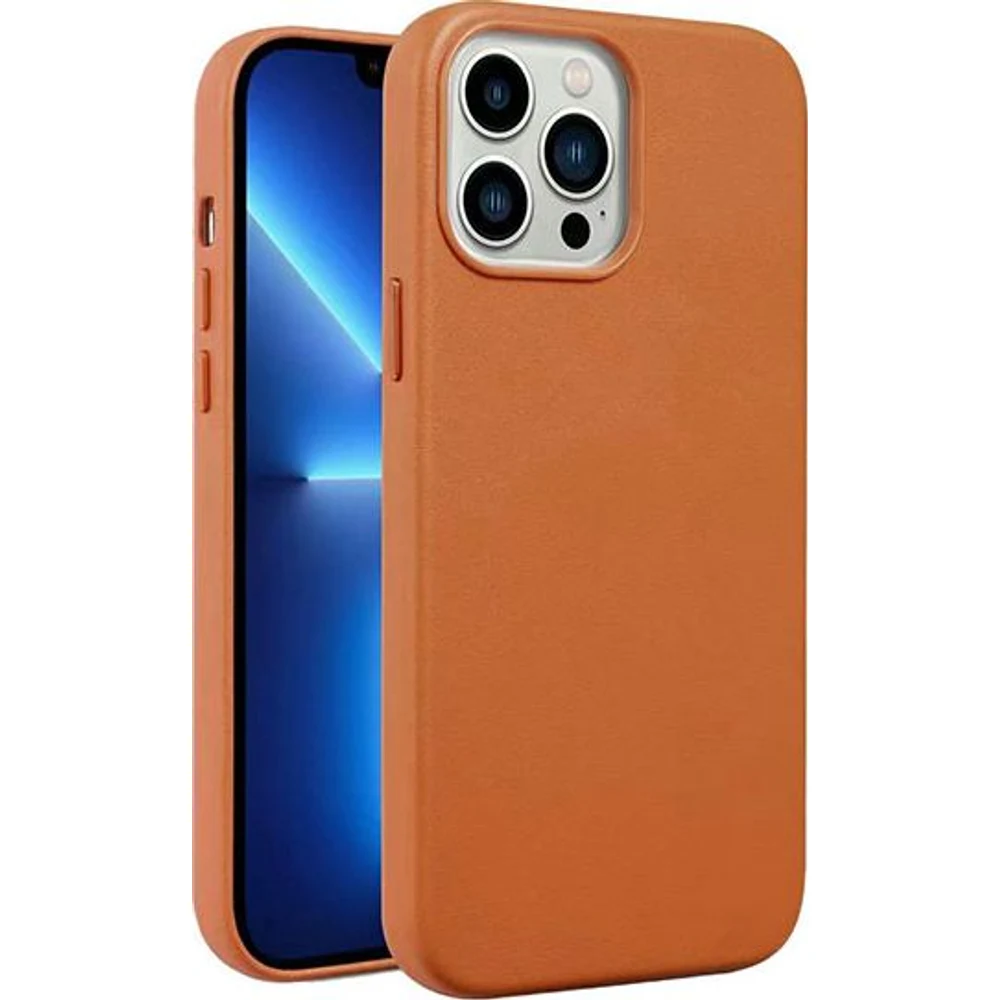 Grip case Gold Magsafe for iPhone 13 Pro Brown
