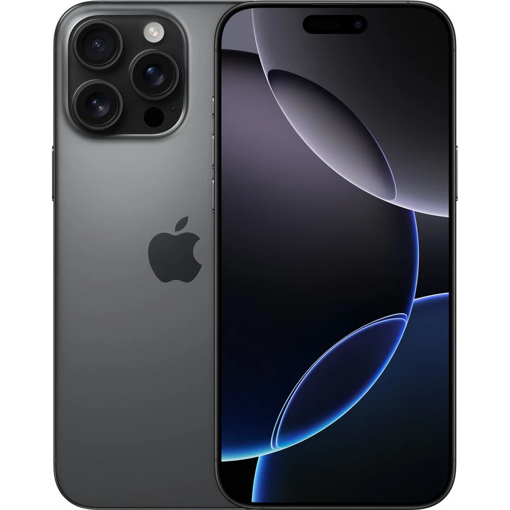 Leather Backcover for iPhone 16 Pro Max Black