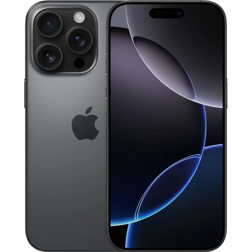 Leather Backcover for iPhone 16 Pro Black