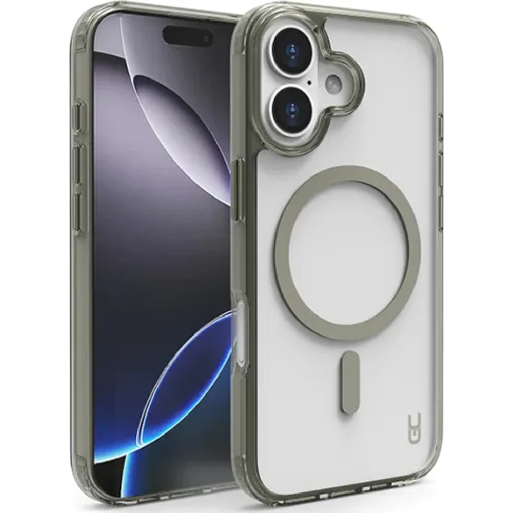 Grip Case Crystal MagSafe iP 17 Gray