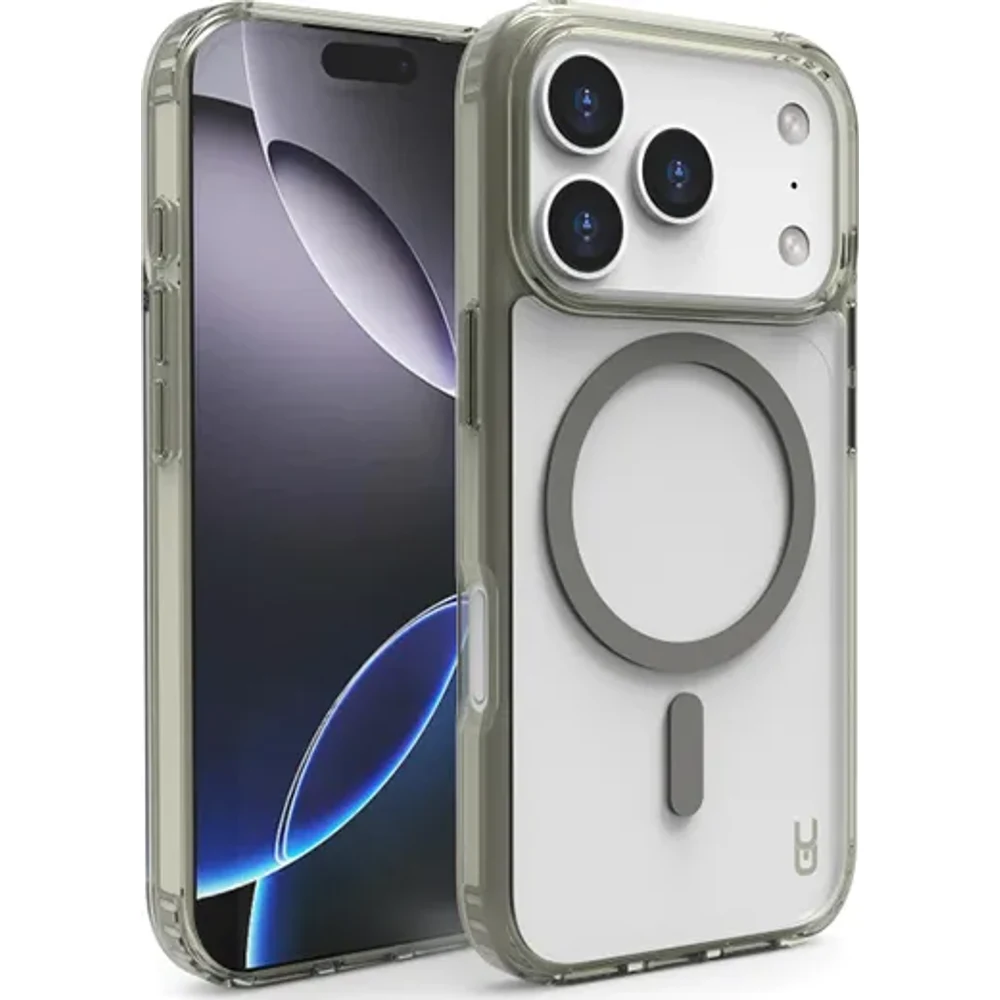 Grip Case Crystal MagSafe iP 17 Pro Gray